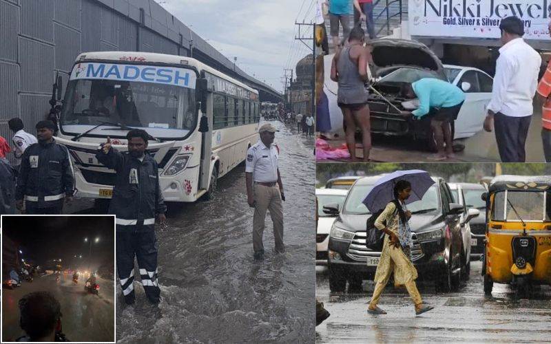 امین پور میں موسلا دھار بارش سے چند کالونیاں زیر آب! عام زندگی متاثر